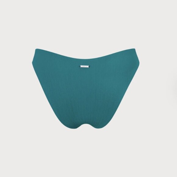 BERLOOK Green Ribbed Solid Bikini Bottom ONLY 55 - Picture 8 of 10